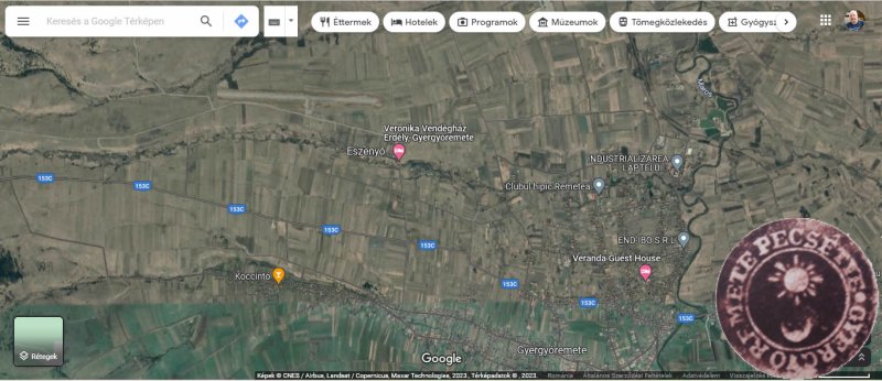 Az elkészült kifutópálya a Google Maps-on