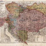Hátsek Ignác Osztrák–Magyar Monarchia térképe (Lampel Róbert, Budapest, 1901)